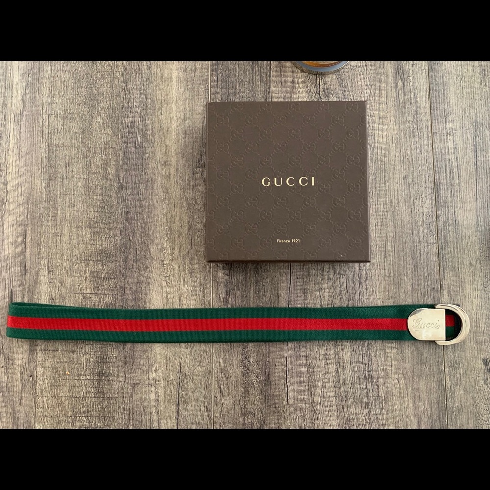 Gucci D ring belt